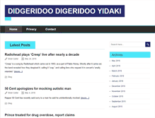 Tablet Screenshot of didgeridoo-digeridoo-yidaki.com